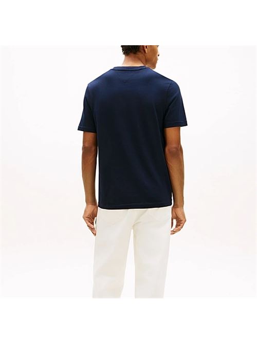 T-shirt in jersey di cotone con logo ricamato Tommy Hilfiger | MW0MW42367DW5.DW5